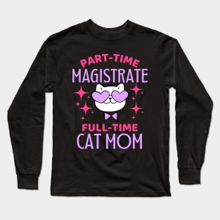 Funny Magistrate Mom Cat Long Sleeve T-Shirt